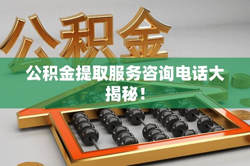 连城公积金提取服务咨询电话大揭秘！
